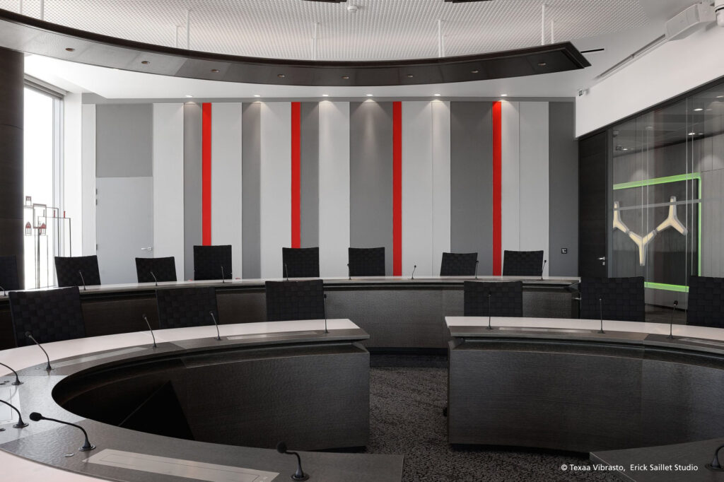 Mavotrans geluidsabsorptie - Texaa vibrasto, vergaderzaal-01