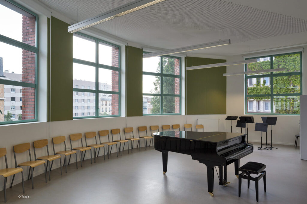 Mavotrans_geluidsabsorptie-Texaa_Vibrasto_wand_conservatoire-musique_01