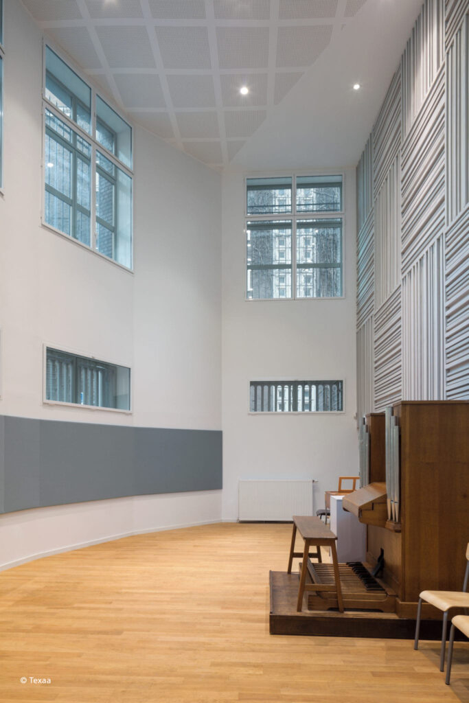 Mavotrans_geluidsabsorptie-Texaa_Vibrasto_wand_conservatoire-musique_04