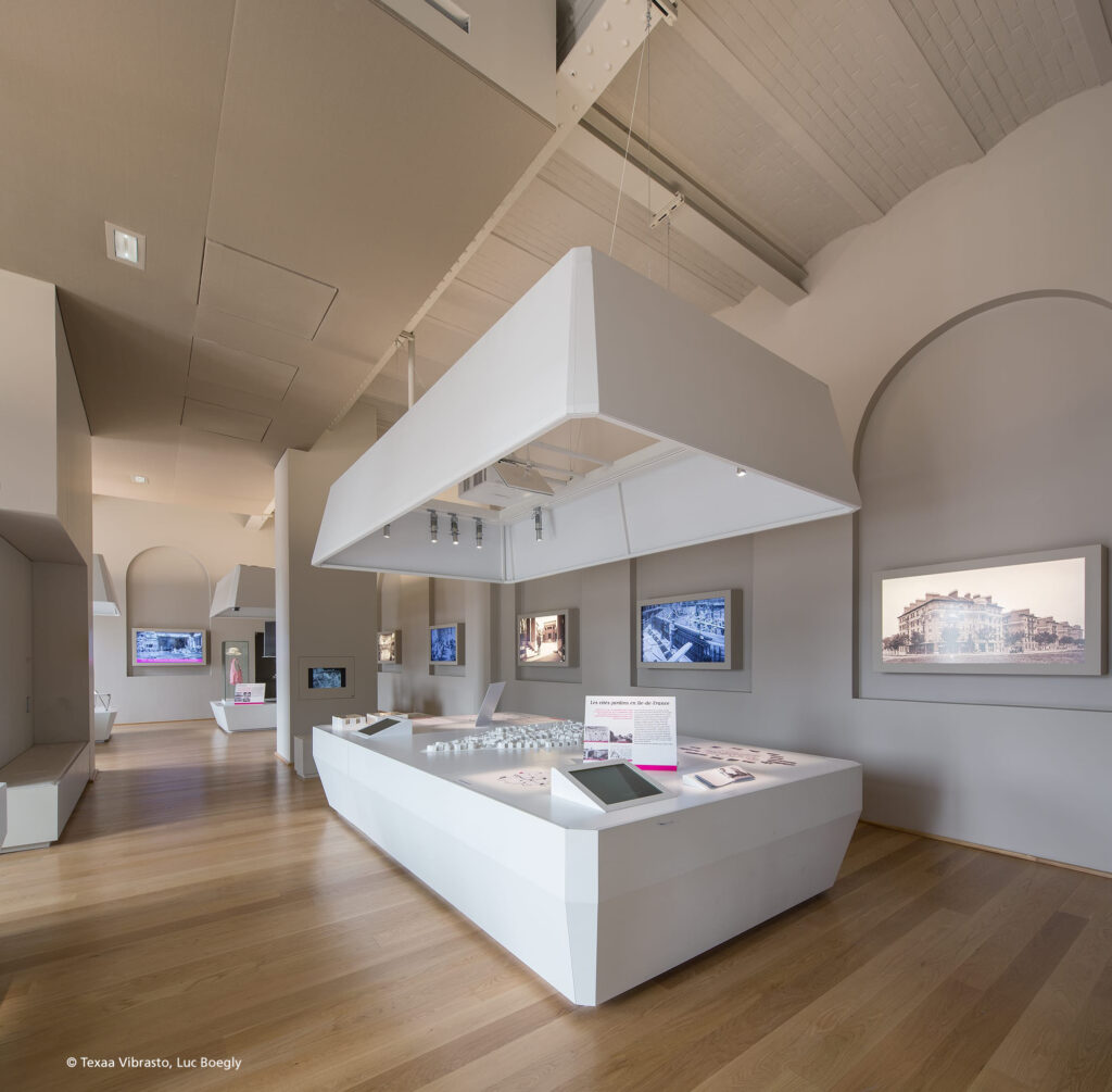 Mavotrans_geluidsabsorptie_Texaa_Vibrasto_plafond__museum_hiustoire-urbaine-sociale-Suresnes_01