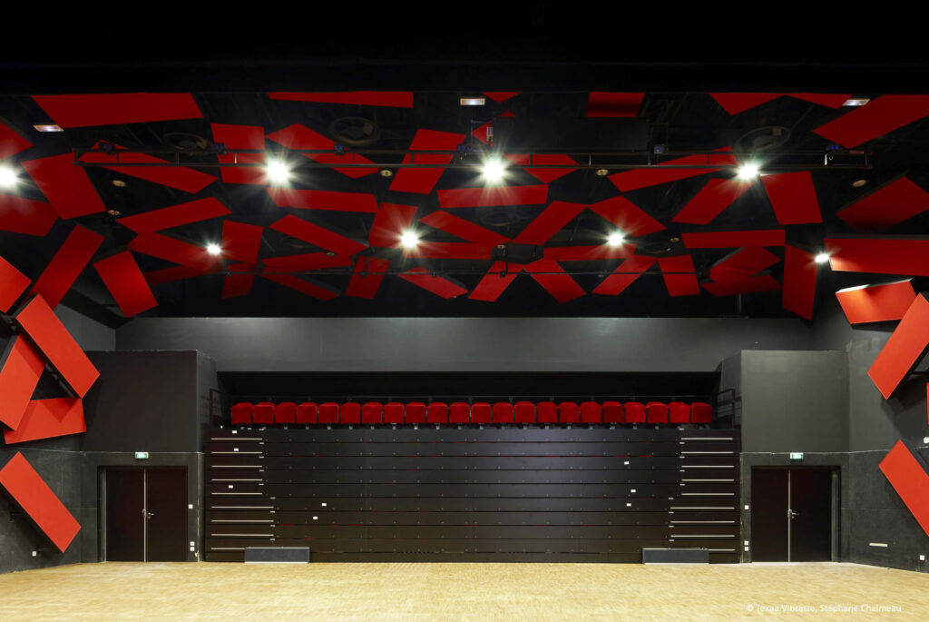 Mavotrans_geluidsabsorptie_exaa_Vibrasto_plafond_wand_kunst_ecole-des-arts-de-saint-Herblain_04