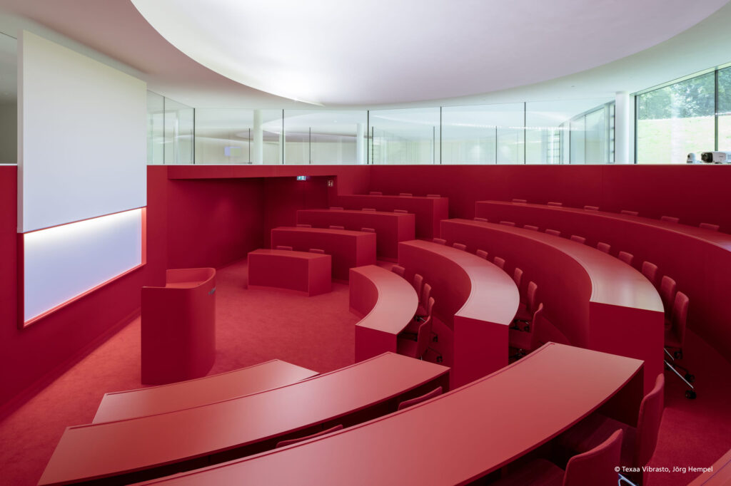 Mavotrans-geluidsabsorptie_Texaa_vibrasto_Akoestiek in collegezalen