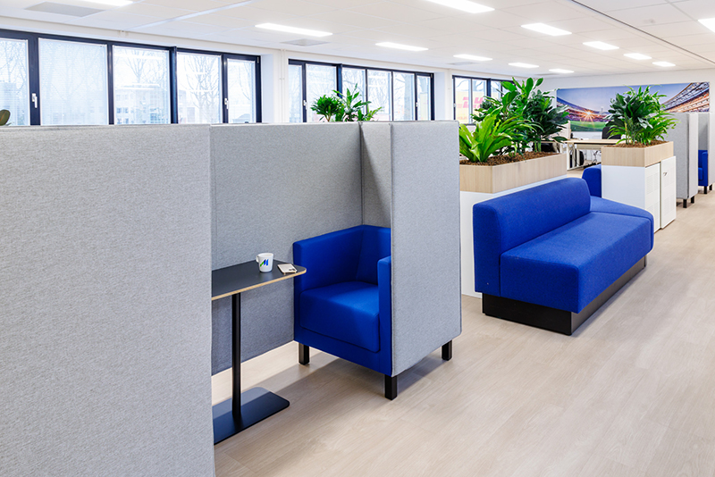 Kantoor Mavotrans akoestiek oplossingen 