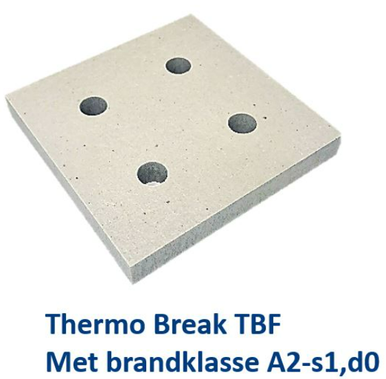 Thermo Break plaat TBF met brandklasse A2