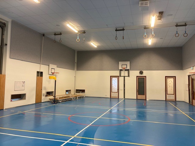 Sporthal met GymWall - OG Heldering School